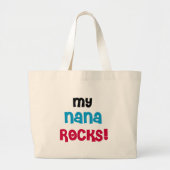 Mijn Nana Rocks T-shirts en cadeautjes Grote Tote Bag (Voorkant)