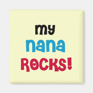 Mijn Nana Rocks T-shirts en cadeautjes Magneet