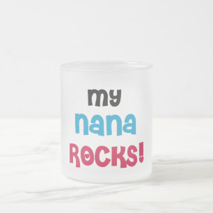 Mijn Nana Rocks T-shirts en cadeautjes Matglas Koffiemok