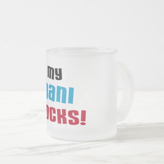 Mijn Nani Rocks T-shirts en cadeautjes Matglas Koffiemok (Voorkant rechts)