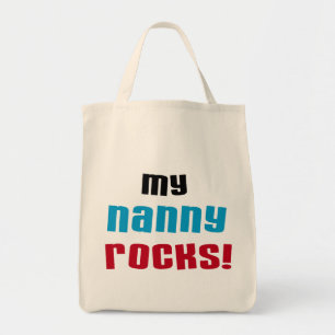 Mijn Nanny Rocks T shirten en geschenken Tote Bag