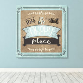 Mijn Nappy Place ID291 Canvas Afdruk (Insitu (Houten vloer))