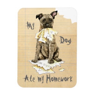 Mijn Nederlandse Shepherd Ate Mijn thuiswerk Magneet