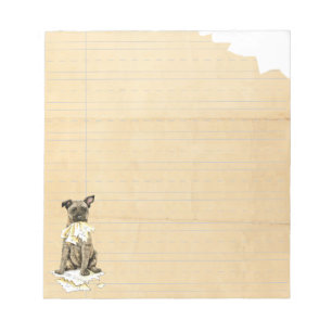 Mijn Nederlandse Shepherd Ate Mijn thuiswerk Notitieblok