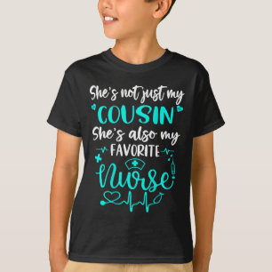 Mijn neef is een verpleegster - trotse medische ve t-shirt