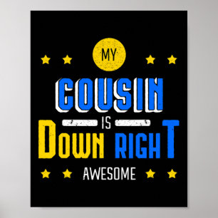 Mijn neef is Geweldige naar beneden. Poster