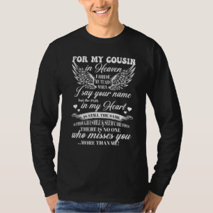 Mijn neef woont in de hemel mijn neef engel verlor t-shirt