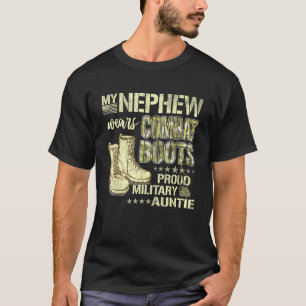 Mijn Nephew draagt gevechtsbots die hun hond pakke T-shirt