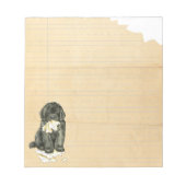 Mijn Newfoundland Ate Mijn thuiswerk Notitieblok (Voorkant)