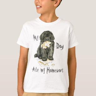 Mijn Newfoundland Ate Mijn thuiswerk T-shirt