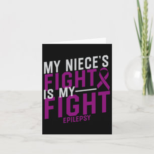 Mijn nichtjes gevecht is mijn anti-epilepsiegerthe kaart