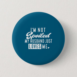 Mijn niet verwendete man houdt van vrouw ronde button 5,7 cm