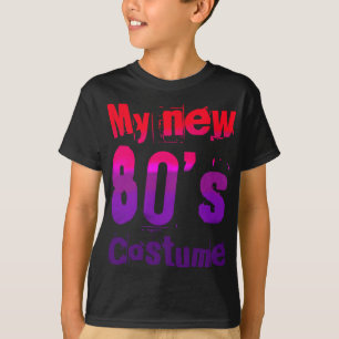 Mijn nieuwe 80-kostuum grappig ontwerp t-shirt