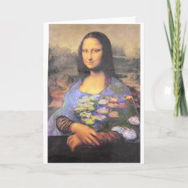 Mijn nieuwe jurk - Mona Lisa in een Monet Kaart