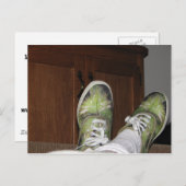 MIJN NIEUWE KEDS! BRIEFKAART (Voorkant / Achterkant)