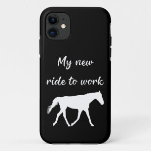Mijn nieuwe ride om te werken door Paard Funny iPhone 11 Hoesje