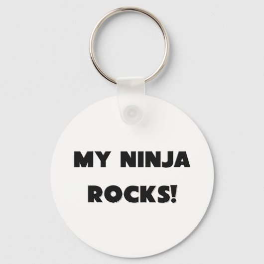MIJN Ninja ROCKS! Sleutelhanger (Voorkant)