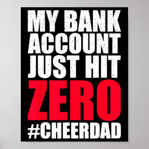 Mijn NK-account heeft zojuist Zero Cheer Dad Proud Poster