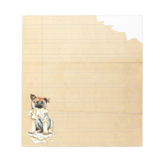 Mijn Noorse Elkhound Ate mijn Notitieblok van het (Voorkant)
