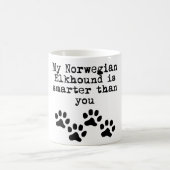 Mijn Noorse hond is slimmer dan jij Koffiemok (Center)