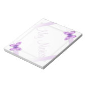 Mijn Notes Girly Lavender Butterfly Notitieblok (Gedraaid)