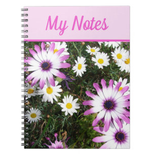 Mijn Notitieboek Madeliefje Mooie Roze bloem Bloem