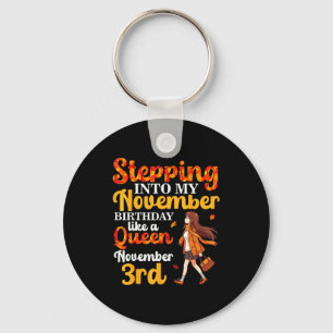 Mijn November Verjaardag Binnenstappen Als Een Kon Sleutelhanger