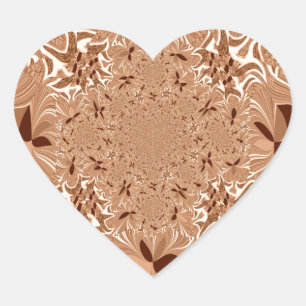 Mijn ochtendkoffie kleuren hart sticker