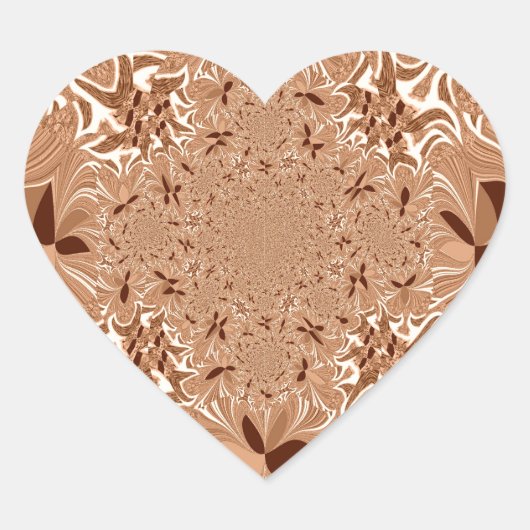 Mijn ochtendkoffie kleuren hart sticker (Voorkant)