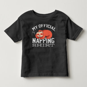 Mijn officiële dutje shirt Luiaard