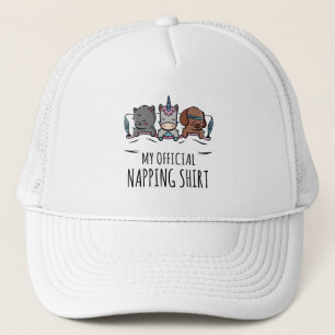 Mijn officiële dutje-shirt slapende Eenhoorn Hond Trucker Pet