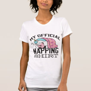 Mijn officiële shirt in de greep - luie slaapkamer