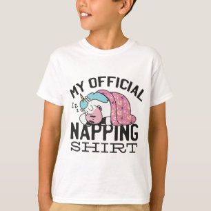 Mijn officiële shirt in de greep - luie slaapkamer