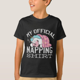 Mijn officiële shirt in de greep - luie slaapkamer