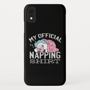 Mijn officiële shirt in de greep - luie slaapkamer iPhone XR hoesje