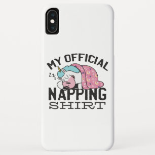 Mijn officiële shirt in de greep - luie slaapkamer iPhone XS max hoesje