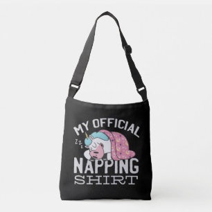 Mijn officiële shirt in de greep - luie slaapkamer crossbody tas