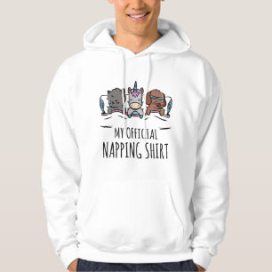 Mijn officiële shirt slaapt Unicorn Dog Cat