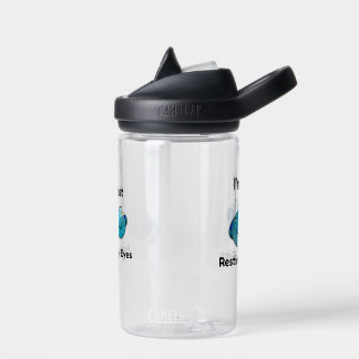 Mijn ogen rusten Aangepaste naam grap Persoonlijk Waterfles