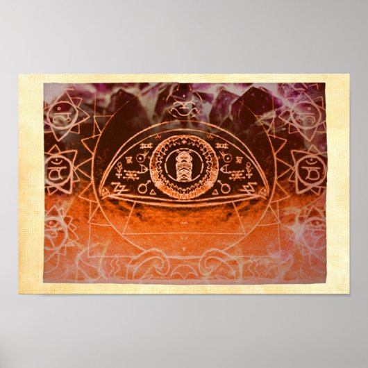 Mijn ogen wakker maken poster (Voorkant)