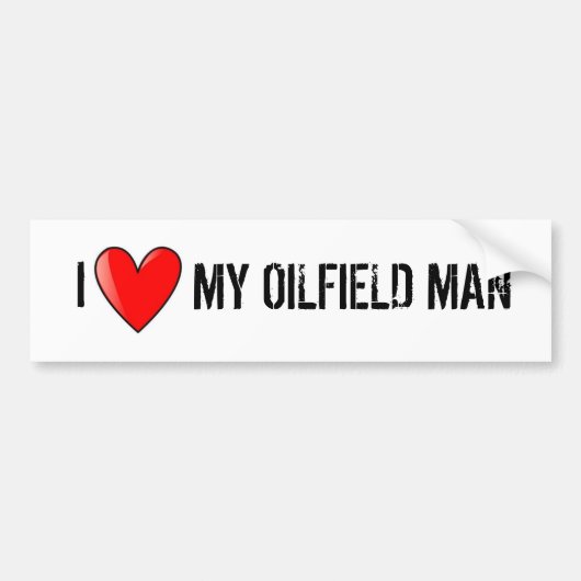 MIJN OILFIELD MAN BUMPERSTICKER (Voorkant)