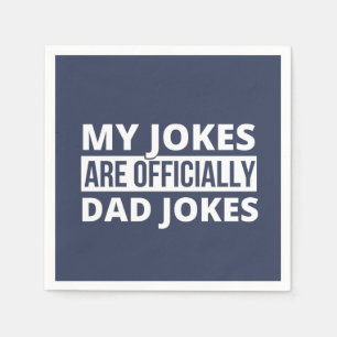 Mijn okes zijn officieel pa Jokes Shirt, pap T-Shi Servet