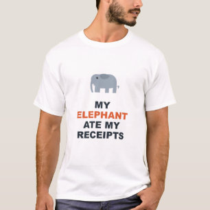 Mijn Olifant Heeft Mijn Bonnetjes Opgegeten T-shirt