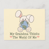 Mijn oma denkt dat de wereld van mij Briefkaart is (Voorkant)
