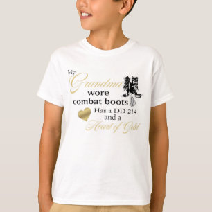 Mijn oma droeg gevechtslaarzen t-shirt