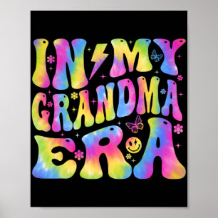 Mijn oma Era Grappige Moeder Familie Matching Moed Poster