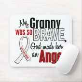 Mijn oma is een engel longkanker muismat (Met muis)