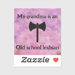 Mijn oma is een lesbische sticker