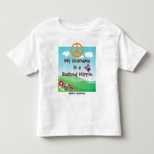 Mijn oma is een vermoeide Hippie Kinder Shirts