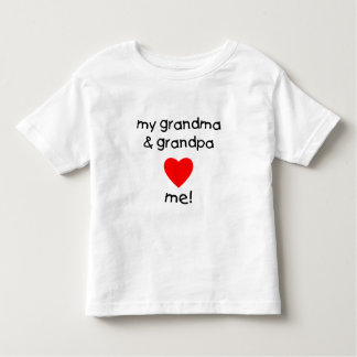 mijn oma & opa houden van me kinder shirts